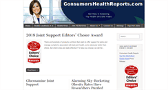 Desktop Screenshot of consumershealthreports.com